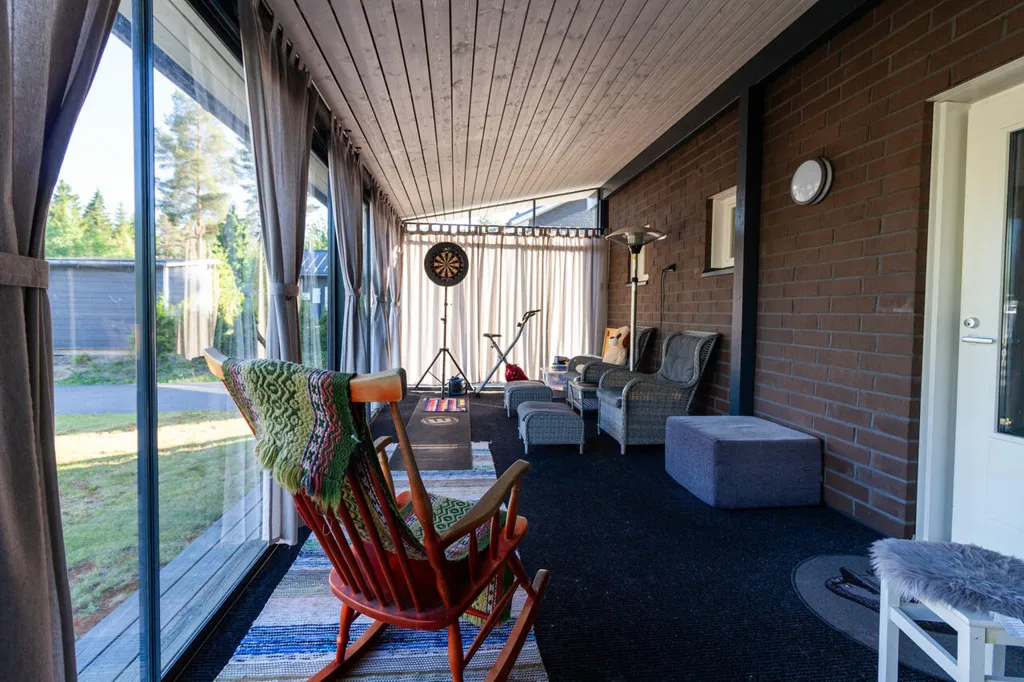 Terrasse - Modern Bungalow with Sauna in Quiet Area
