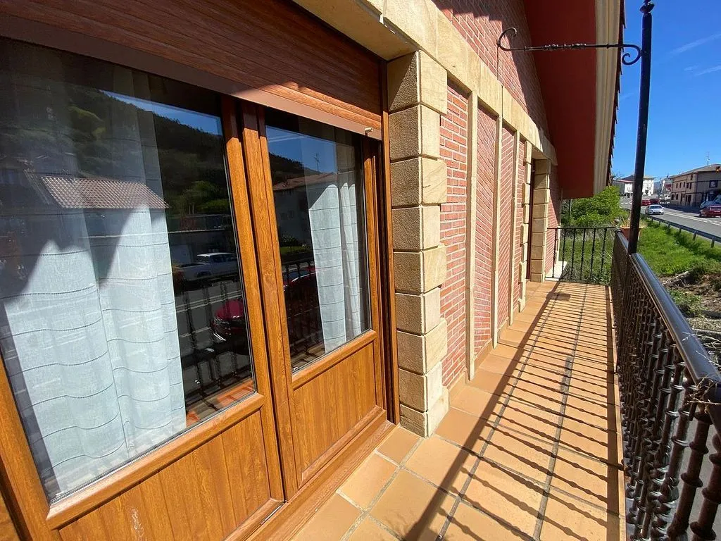 Balcony - Chalet with Pool and Terraces in Islares