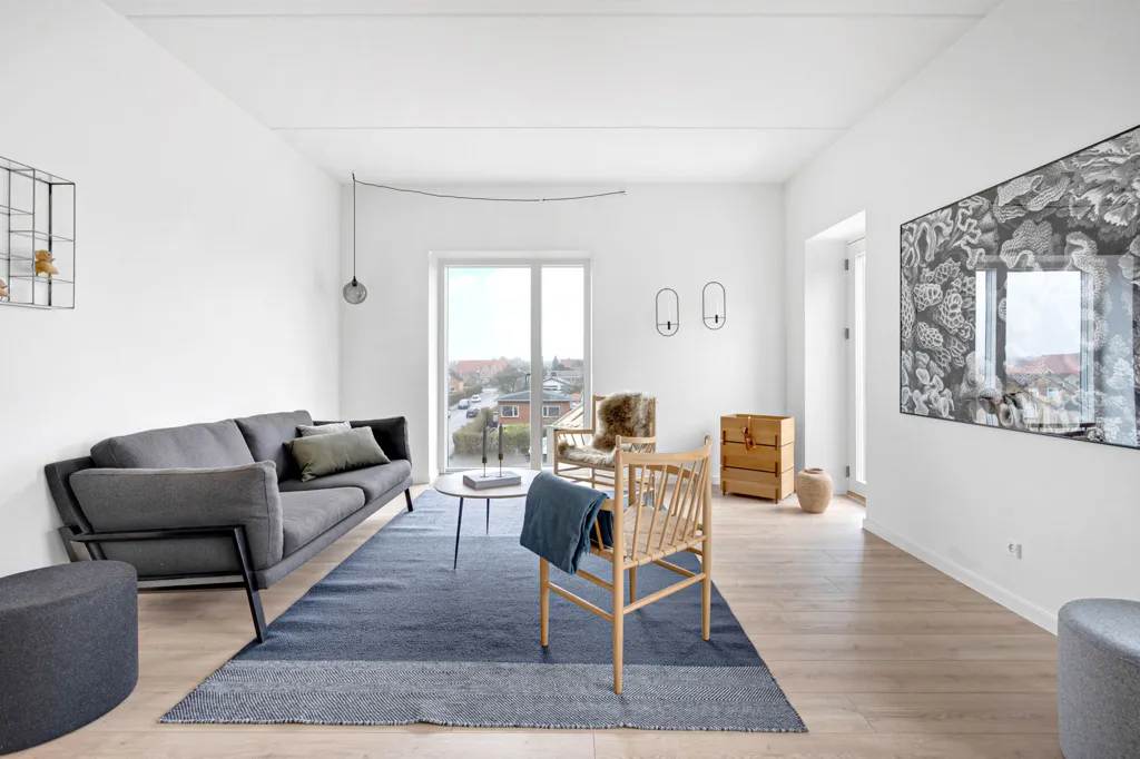 Séjour - Two-Bedroom Flat in Aarhus N