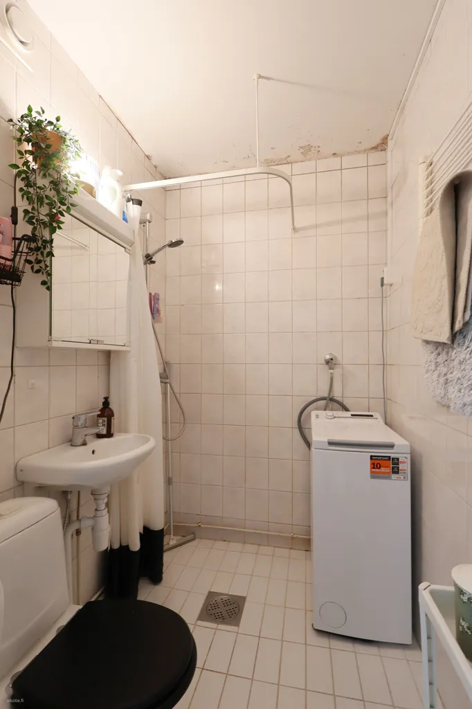 Salles de bain - Central Apartment with Garden in Turku
