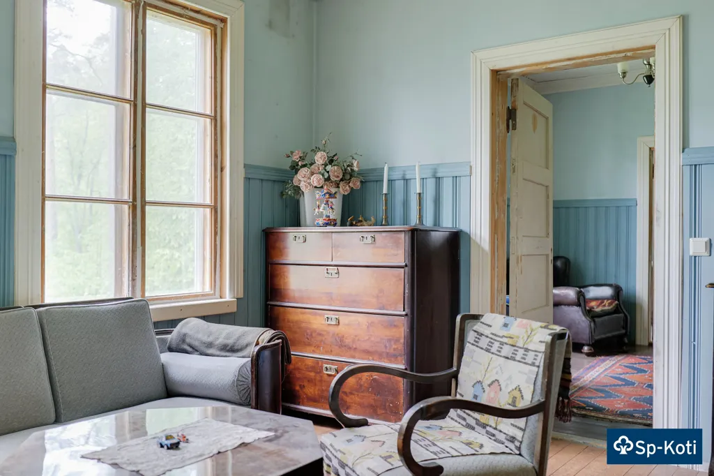 Soggiorno - Historic Timber House with Garden in Imatra