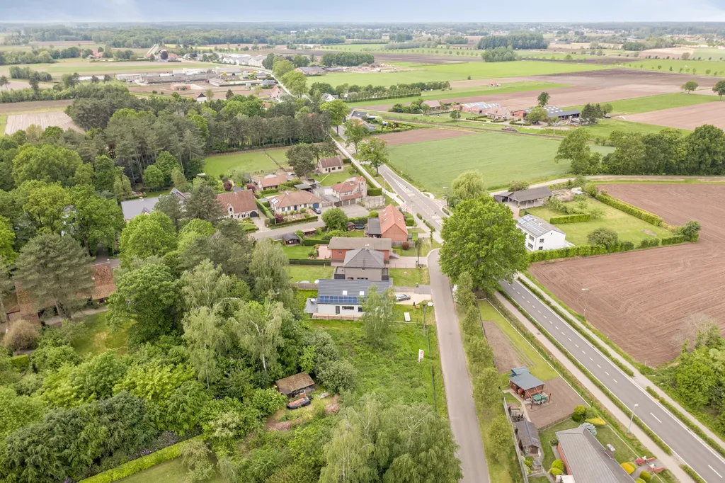 Vue aérienne - Terrain à Bâtir avec Vue Impressionnante à Lichtaart
