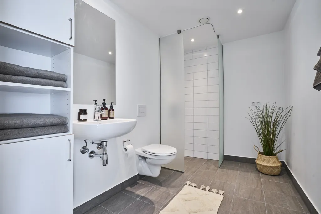 Salles de bain - 3-Bed Flat with Pets Allowed in Aalborg
