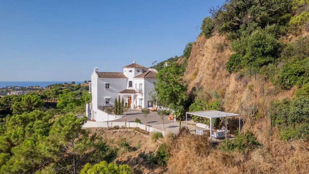 Õhuvaade - Villa with Sea and Mountain Views in Monte Mayor