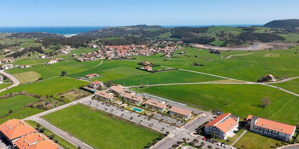 Õhuvaade - New Apartment with Pool in Ajo, Cantabria
