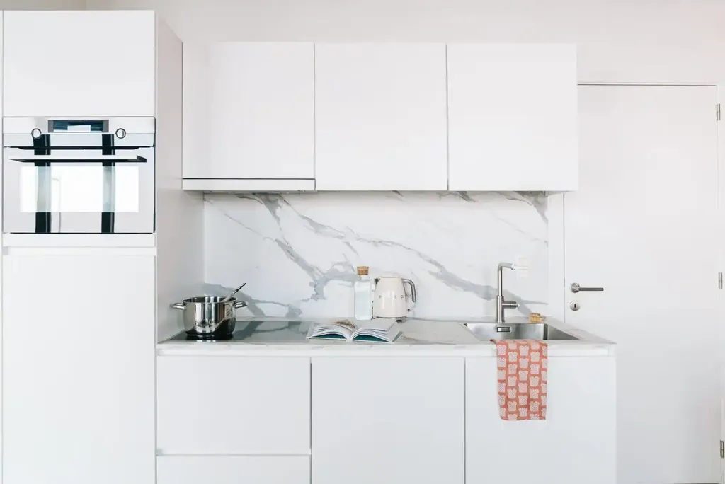 Cuisine - Studio avec Vue Scheldt à Anvers