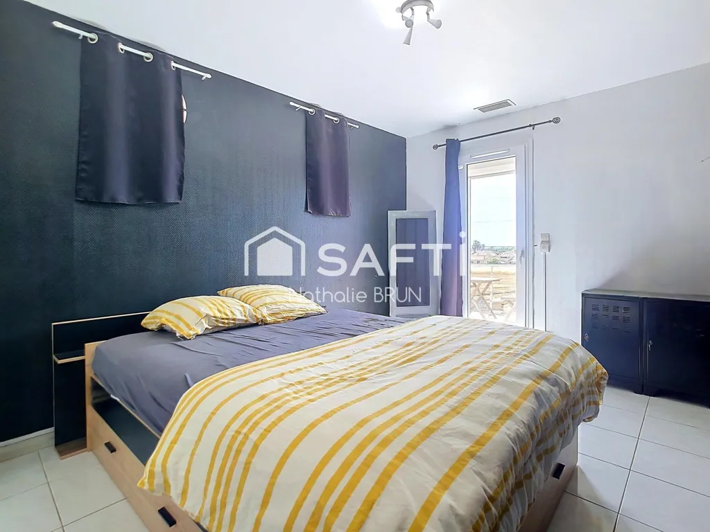 Chambres - Villa Rénovée avec Piscine à Marseillan
