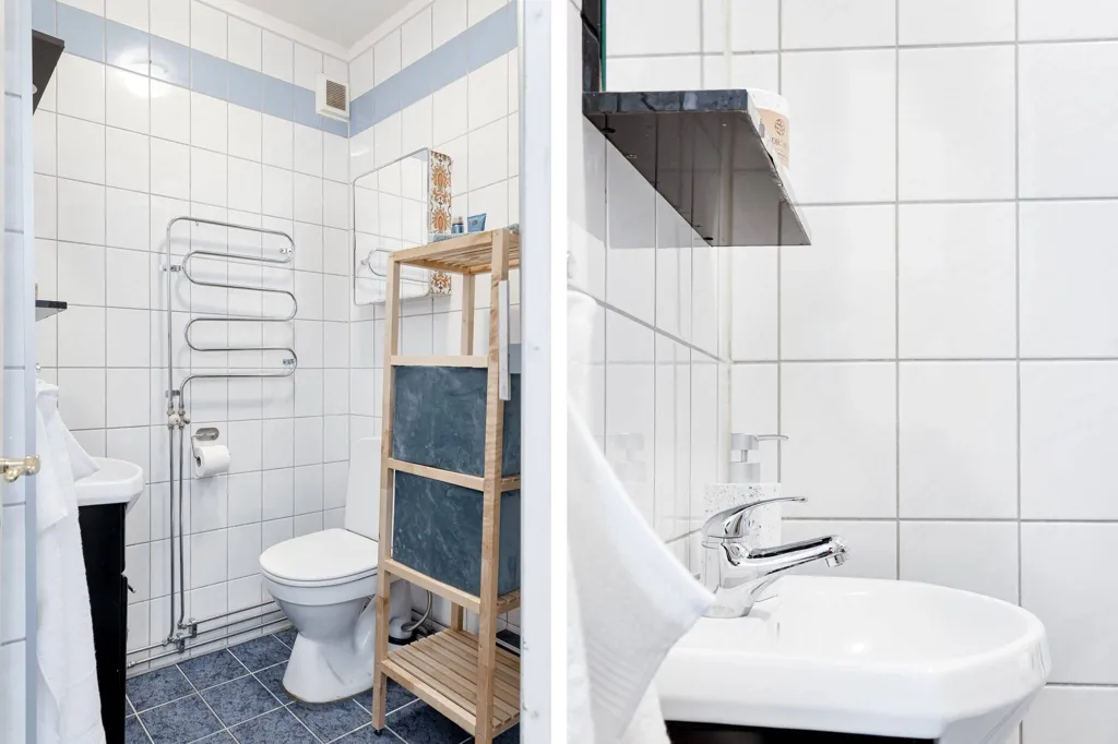 Vannitoad - Efficient 1st Floor Apartment in Malmö