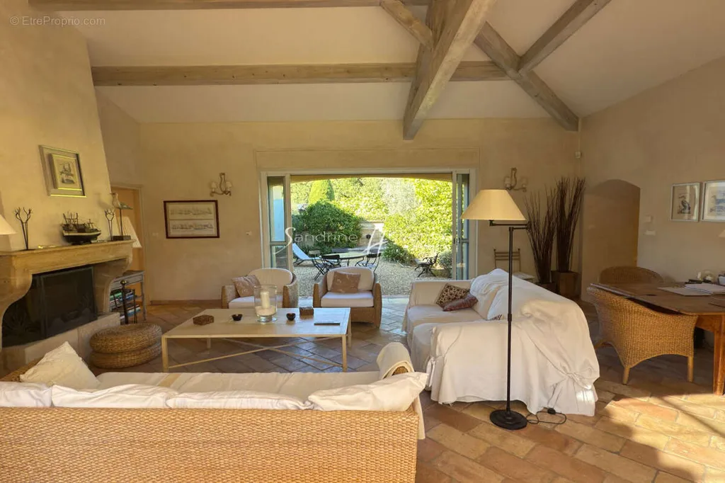 Séjour - Villa Provençale avec Piscine à La Croix-Valmer