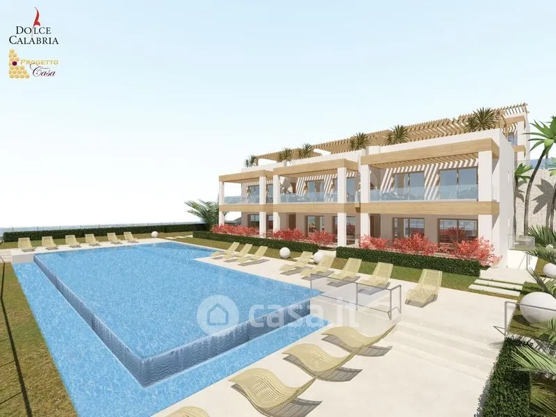 Piscine - Modern Apartment with Sea View in Parghelia