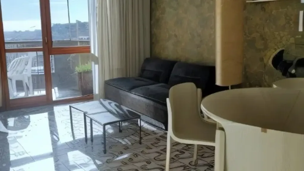 Soggiorno - Apartment with Sea View in Rapallo