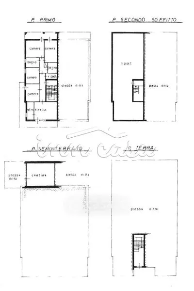 Planimetria - Bifamiliar House with Workshop in Verucchio
