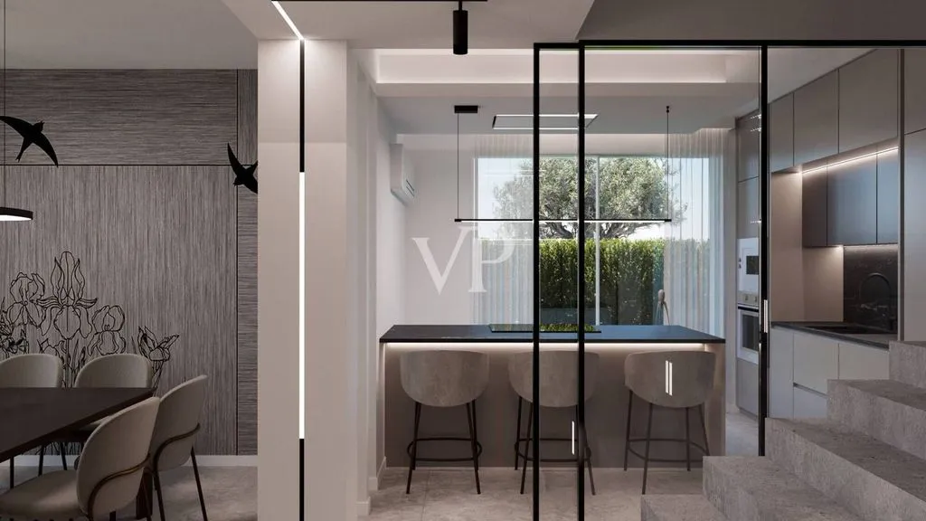 Köök - Contemporary Villa with Pool in Moniga del Garda