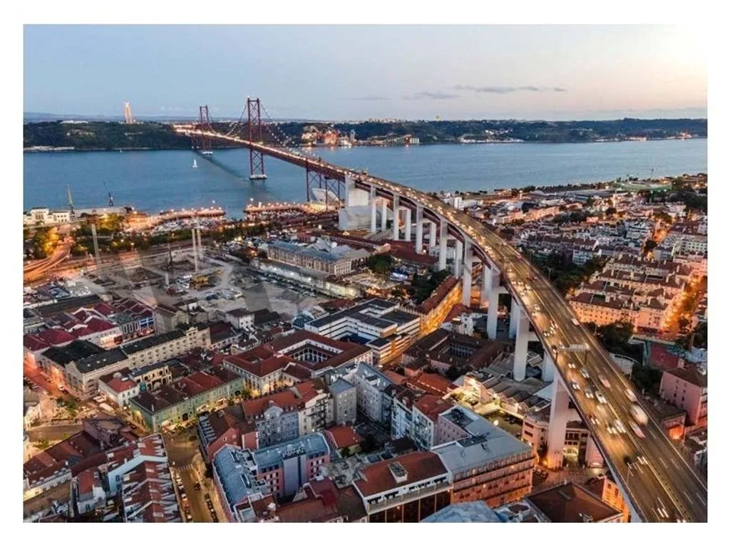 Vue aérienne - Luxury Flat with River View in Alcantara, Lisbon