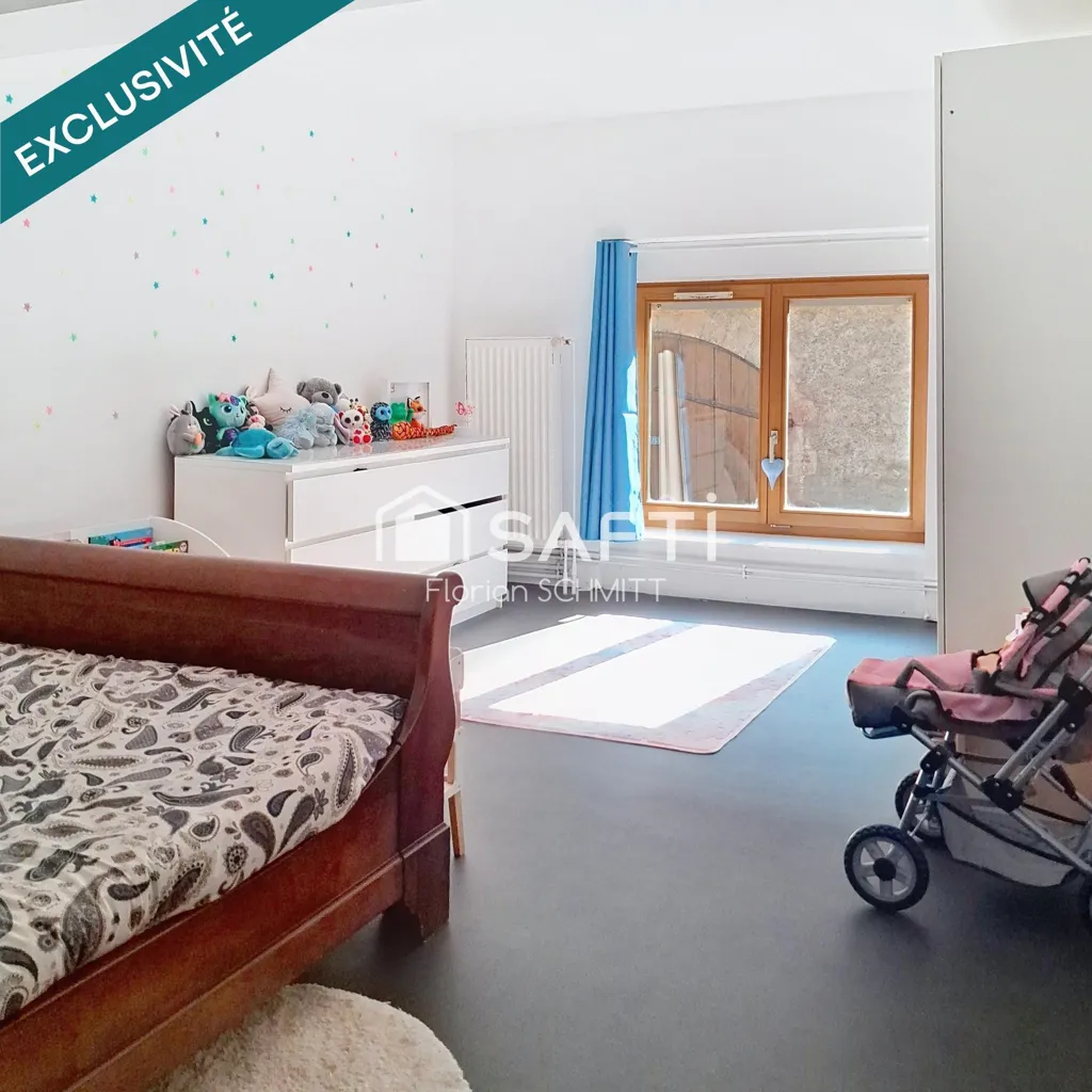Bedrooms - Duplex with Rare Volumes in Neuf-Brisach