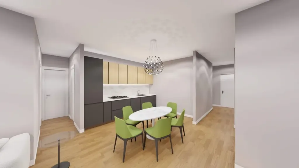 Modernised Triplex with Balcony in Centocelle, Rome