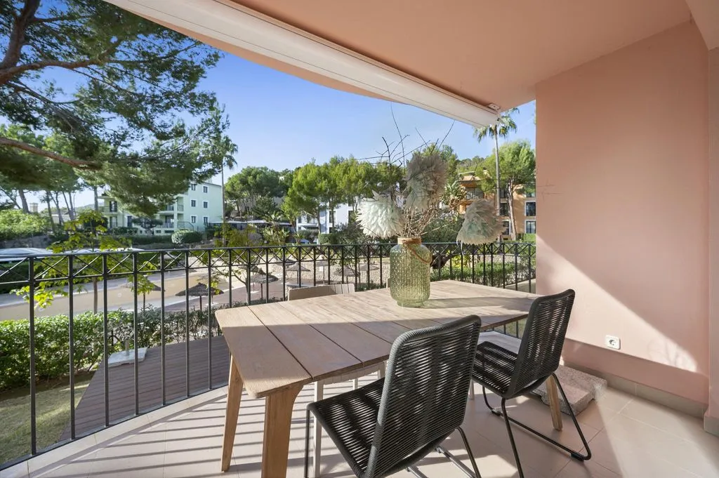 Balcony - Luxury Ground Floor Flat with Garden in Camp de Mar
