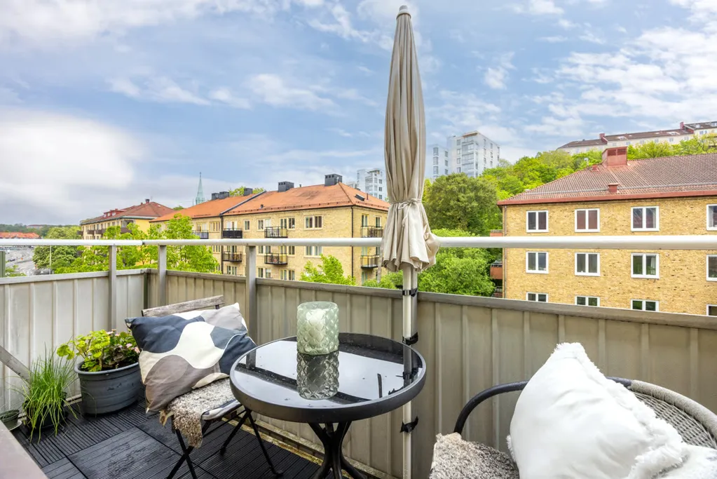 Balcon - Renovated Flat with Balcony in Gubberoparken