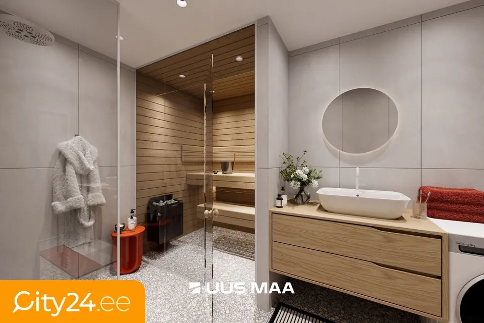 Salles de bain - New Apartment with Sauna in Kiili