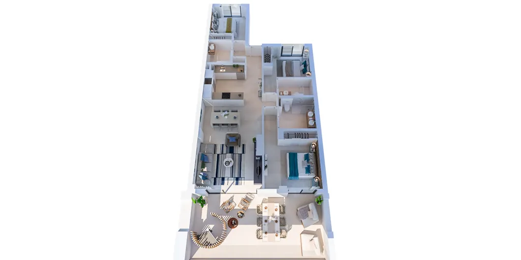 Plaan - Apartment with Pool and Sea View in Costa del Sol