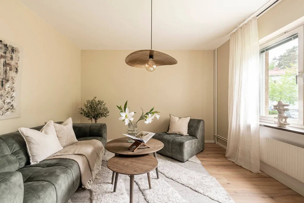Soggiorno - Renovated Flat with Balcony in Västerås