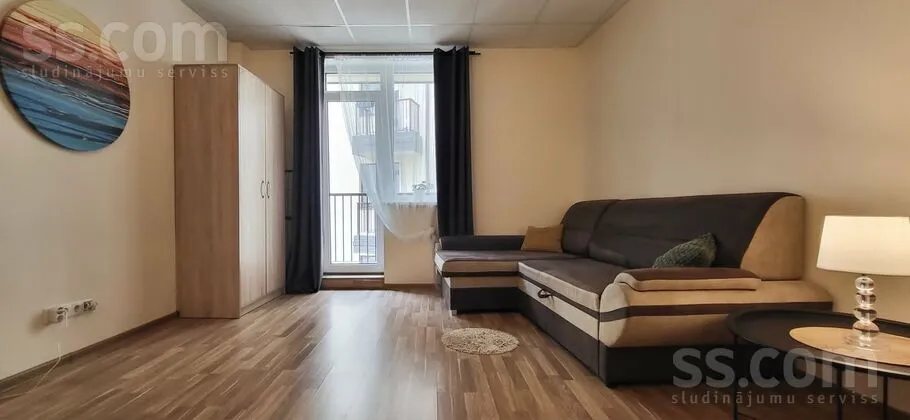 Séjour - Studio Apartment with Balcony in Riga Centre