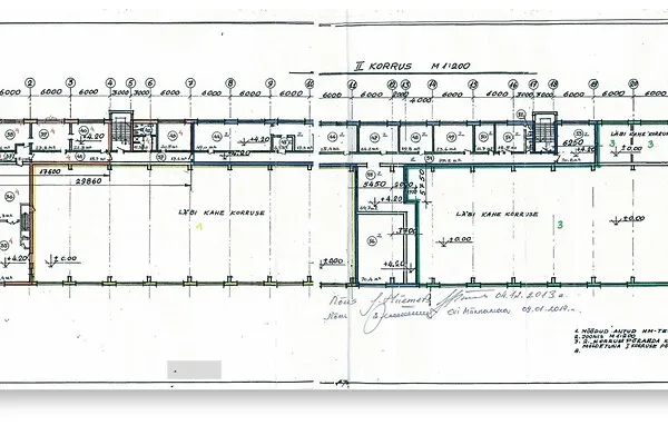 Plaan - Warehouse with 11 Rooms in Kärdla