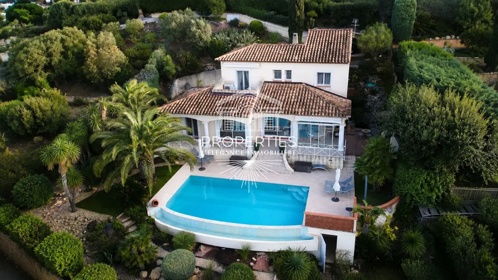 Vista aerea - House with Pool in Valcros, La Londe