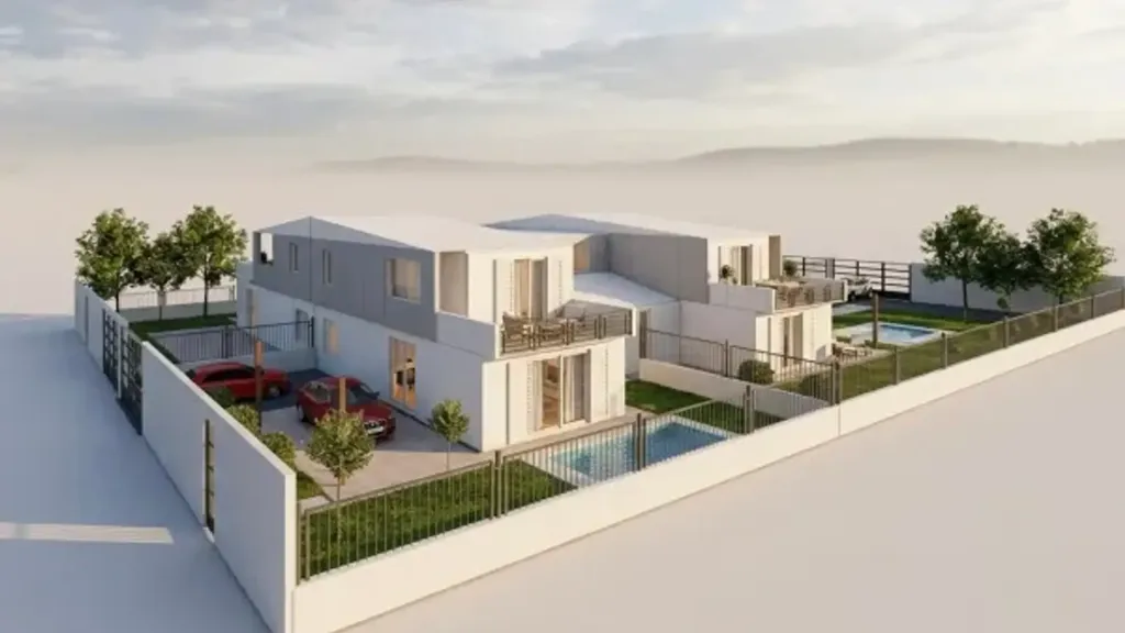 New Four-Unit Villa with Pool in Terrasini