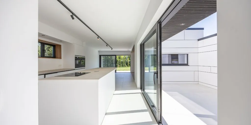 Köök - Modern Villa with South-Facing Garden in Middelkerke