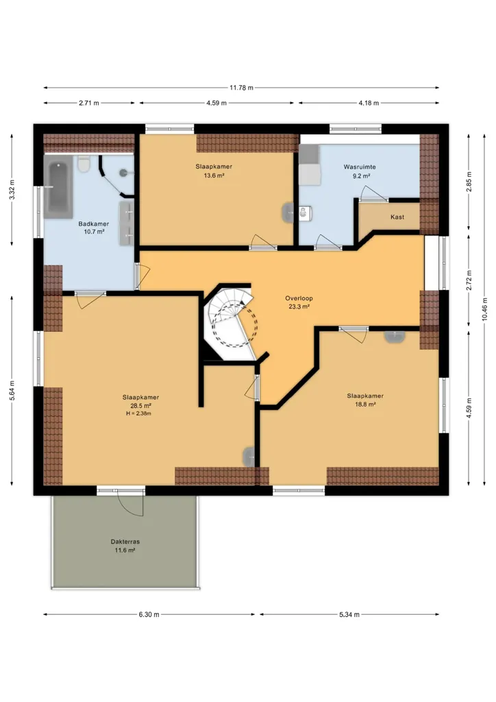 Plan - Classical Villa with Private Garden in Schalkhaar