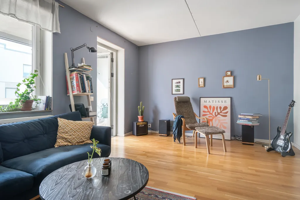 Elutuba - Apartment with South-Facing Balcony in Eriksberg