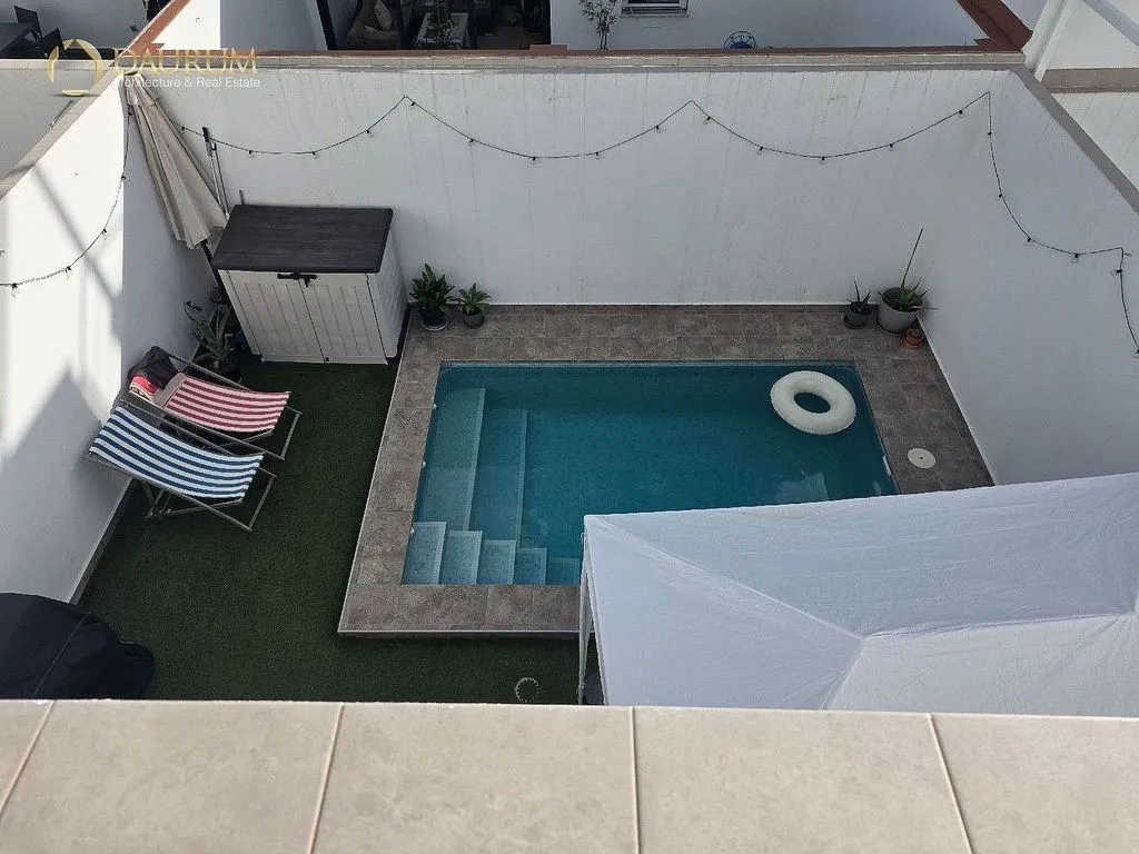 Vue aérienne - Semi-new Terraced House with Pool in La Rinconada