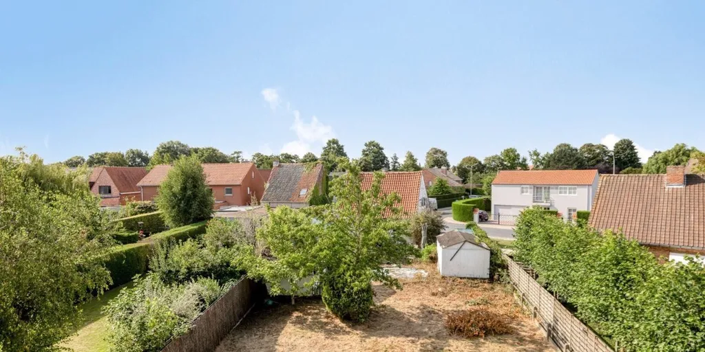 Vue aérienne - Maison à Rénover dans un Cadre Calme à Wevelgem