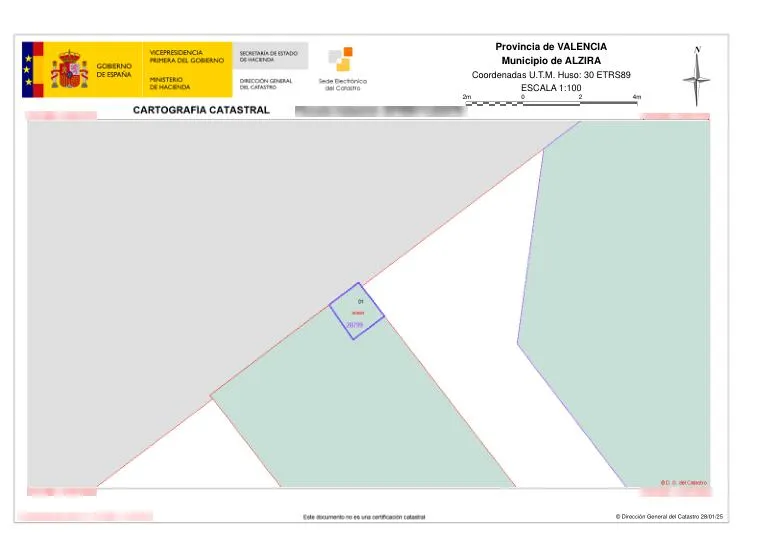 Floor Plan - Plot with Development Potential in Alzira