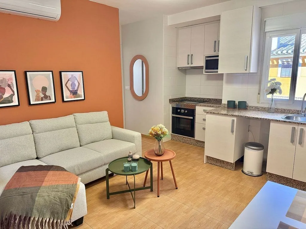 Séjour - Furnished Flat with Air Conditioning in Cehegín