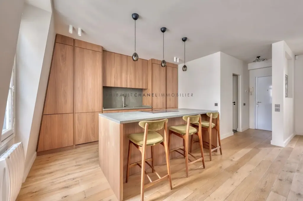 Köök - Duplex with Terrace in Paris 3rd Arrondissement