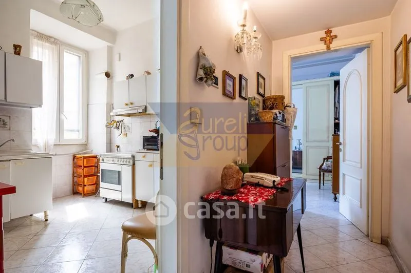 Cuisine - Bilocale with Garden in Historic Building, Testaccio, Rome