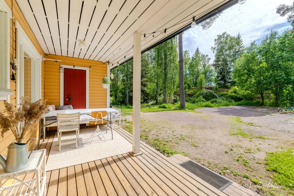 Terrasse - Renovated Detached House with Sauna in Lohjan Immula