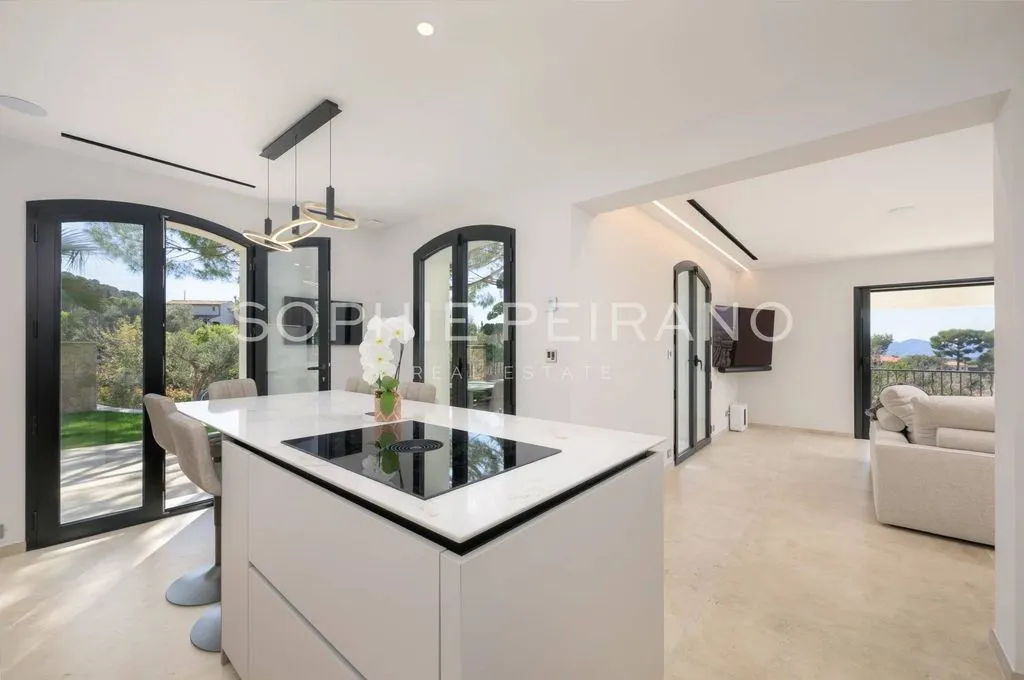 Cuisine - Villa Contemporaine avec Piscine au Cannet