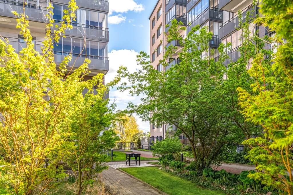 Giardino - Modern Flat with Corner View in Kvillebäcken
