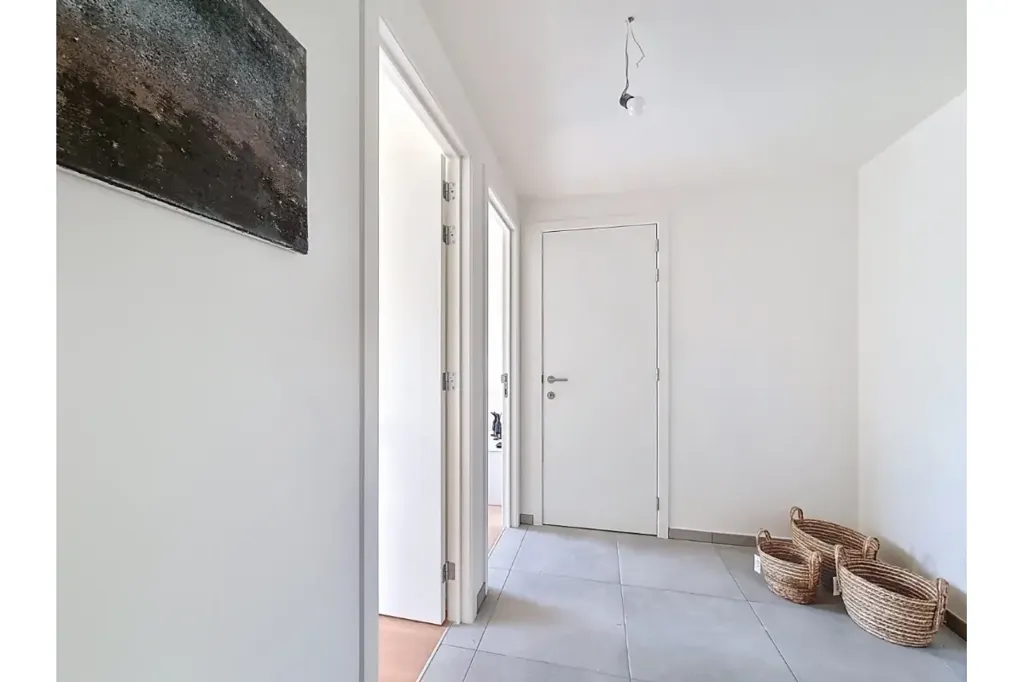 Entrée - Maison Neuve avec Terrasse et Vue sur les Collines à Renaix