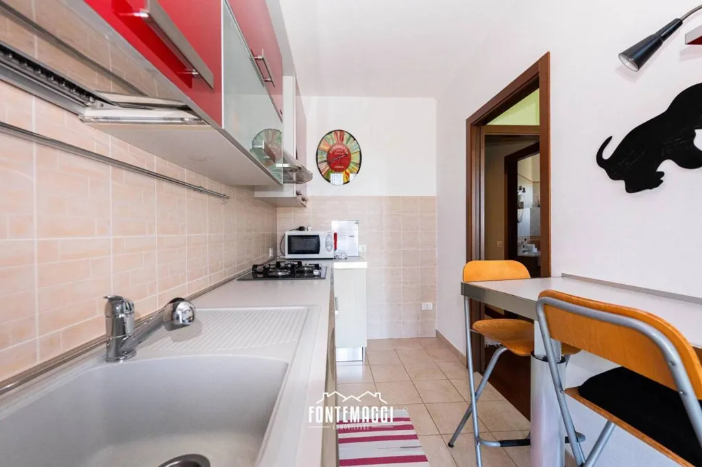 Cuisine - Panoramic Apartment with Terrace in Fano
