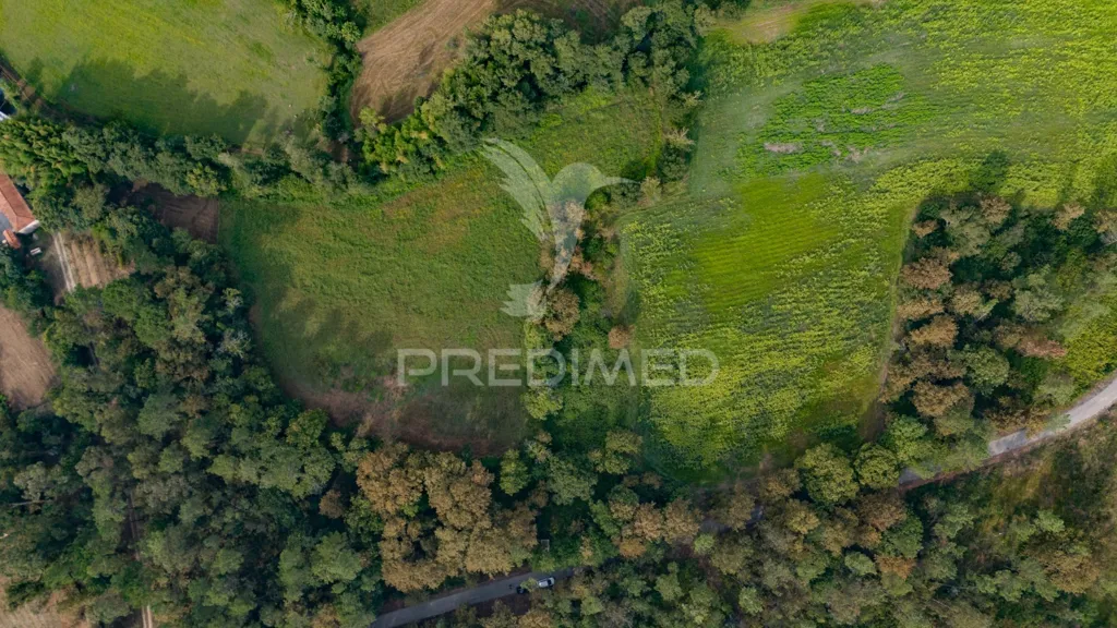 Vue aérienne - Agricultural Land with Construction Viability in Lage