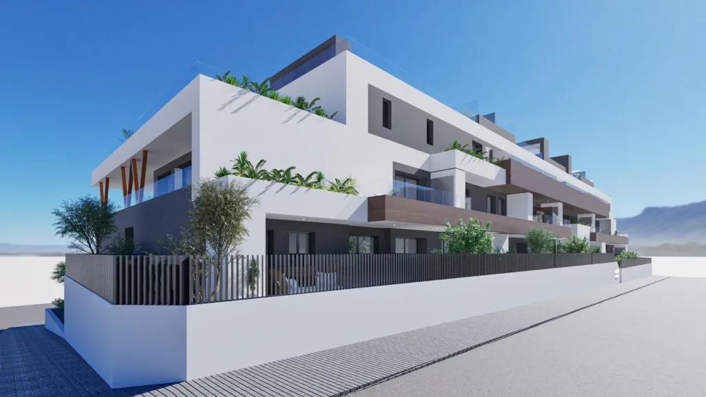 New Build Apartment with Rooftop Pool in Benijófar