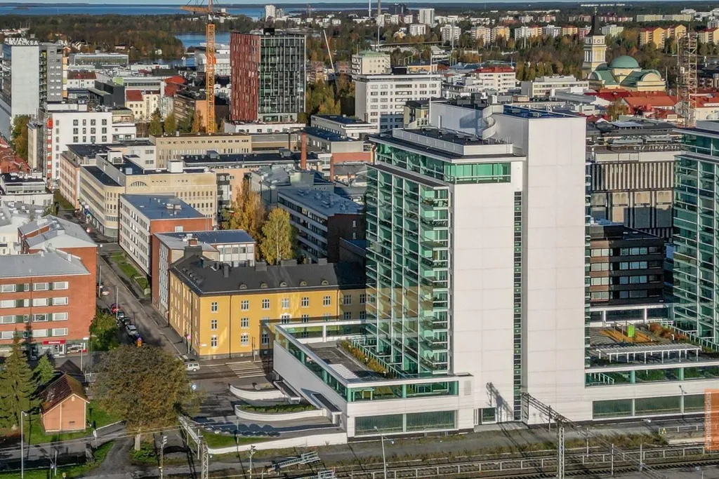 Õhuvaade - Apartment with Balcony in Oulu Centre
