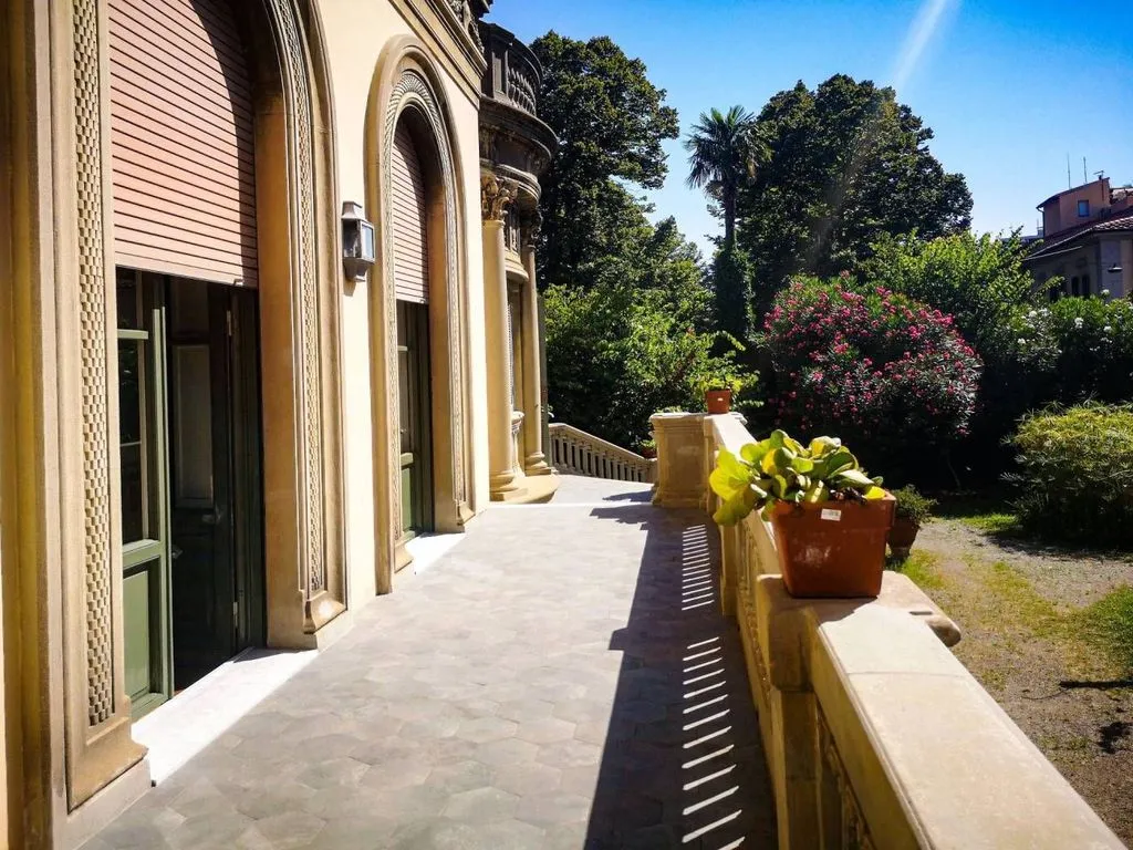 Terrass - Art Nouveau Villa with Private Park in Pisa