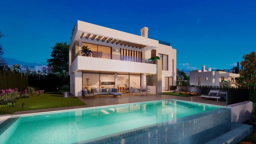 Piscine - Modern Villa with Infinity Pool in Estepona
