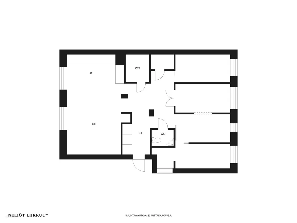 5-toaline korter asukohas FI