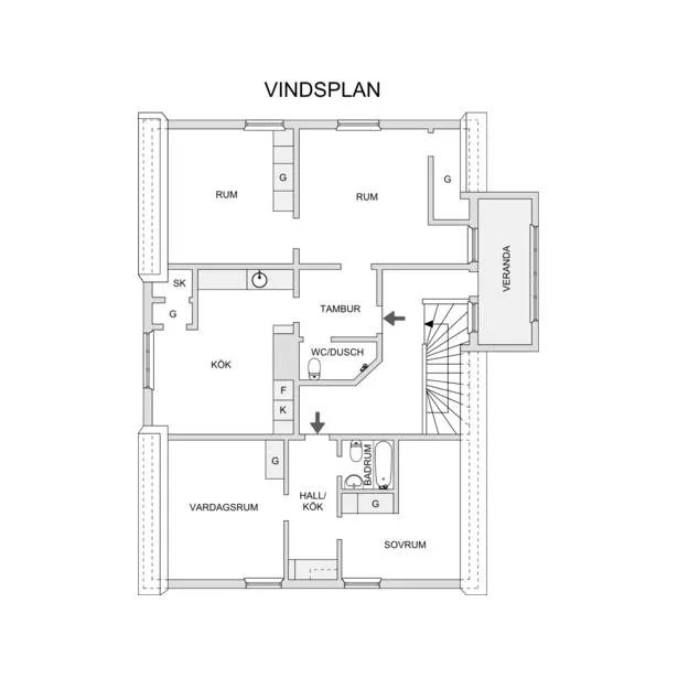 Plaan - Central Sundsvall Multi-Unit with Garden